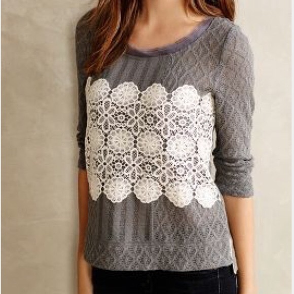 Anthropologie Sweaters - Anthropologie Meadow Rue light sweater top